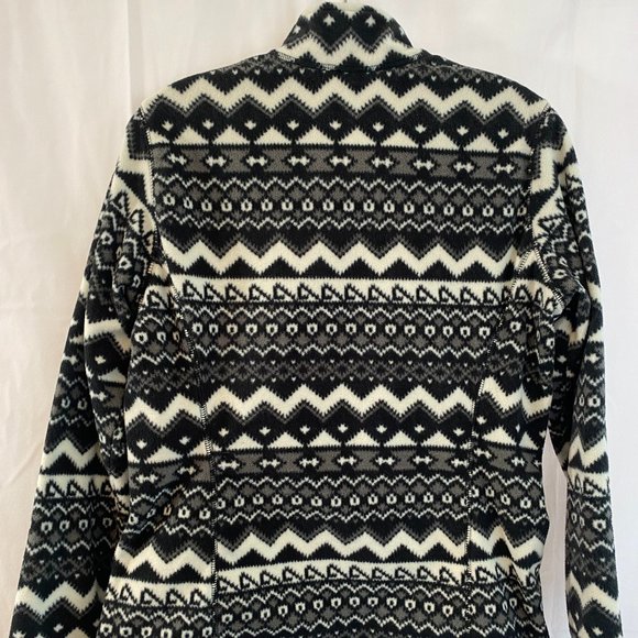 SOLD Eddie Bauer Designer Print Long Sleeve 1/4 Zip Pullover Top NWOT - Picture 10 of 12
